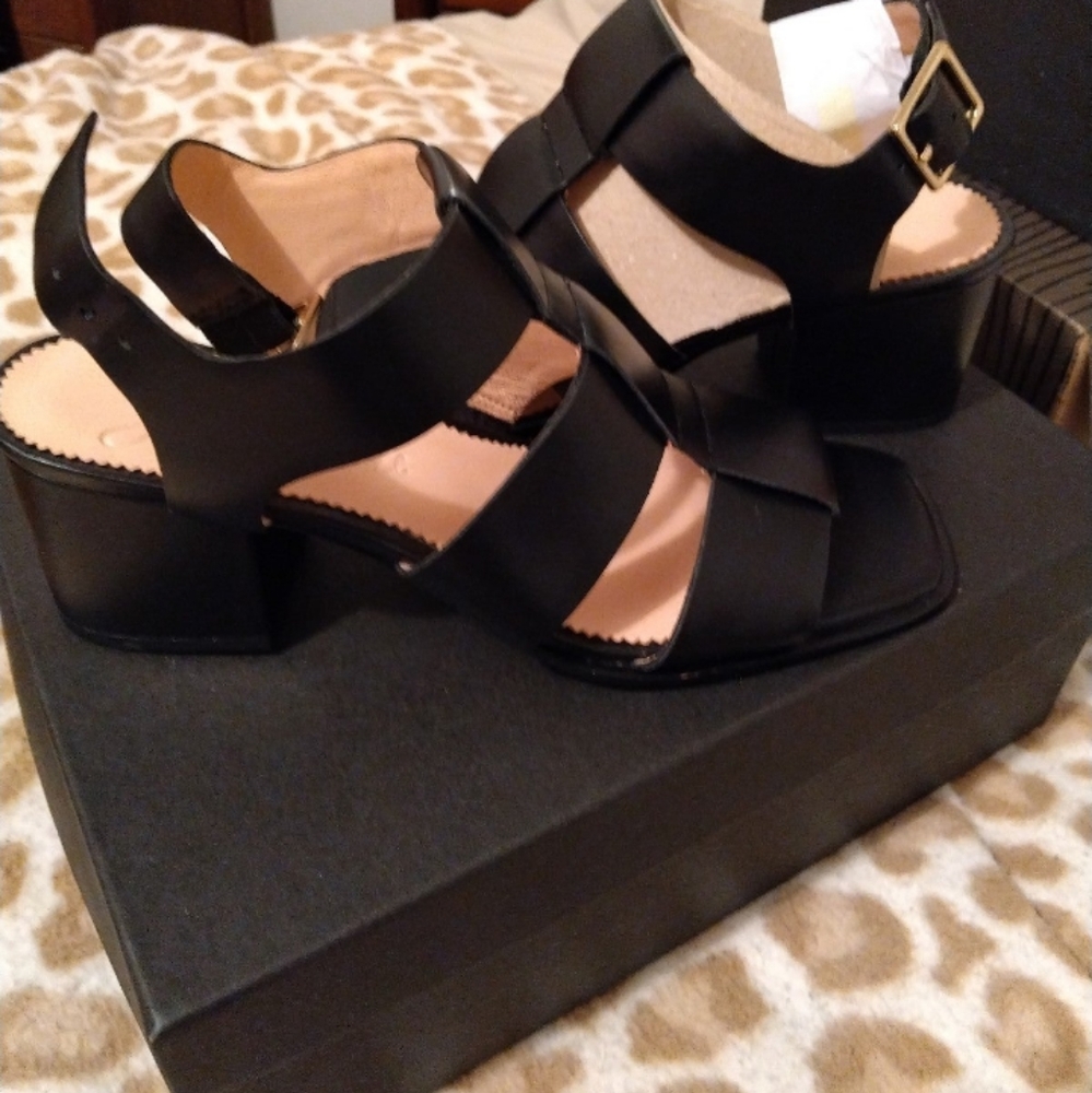 JCrew heeled sandal